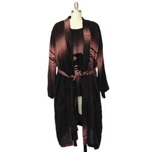 Bamboo 100% Rayon Art to Wear Top Sweater Set One Size New Lagenlook Womens